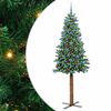 vidaXL &Aacute;rvore de Natal Slim Verde 210 cm