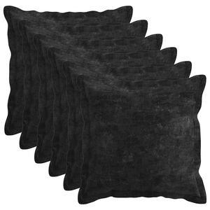 vidaXL Capa almofada 6 unid. HOUTEN Antracite 30 x 30 cm
