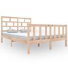 vidaXL Estrutura de cama 140x200 cm pinho maci&ccedil;o