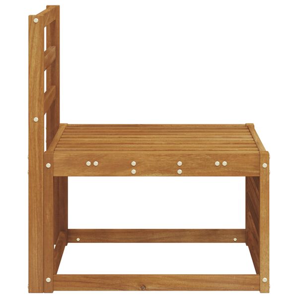 vidaXL Sof&aacute; M&eacute;dio Externo Madeira S&oacute;lida de Ac&aacute;cia Natural