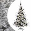 vidaXL &Aacute;rvore de Natal artificial com bolas 120 cm 150 LED