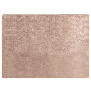 vidaXL Passadeira MARSA Areia 300 x 400 cm Poli&eacute;ster e PVC
