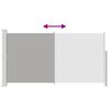 vidaXL Toldo lateral retr&aacute;til para p&aacute;tio 170x300 cm cinzento