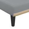 vidaXL Sof&aacute;-cama em forma de L 260x140x70 cm tecido cinzento-claro