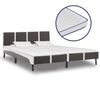 vidaXL Cama com colch&atilde;o espuma de mem&oacute;ria 180x200 cm couro artificial