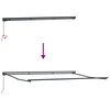 vidaXL Estrutura de Toldo Manual Antracite 450 &times; 300 cm