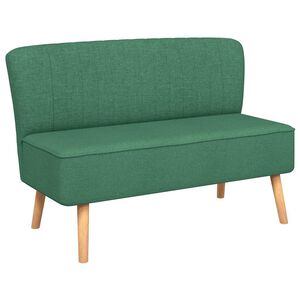 vidaXL Sof&aacute; de tecido 117x55,5x77 cm verde