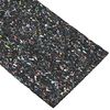 vidaXL Rolo de Borracha Preto 2000 x 12 x 0,3 cm Borracha