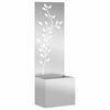 vidaXL Tela de Privacidade para Jardim Prateado 50 x 32 x 150 cm