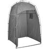 vidaXL Tenda de WC duche ou mudan&ccedil;a de roupa cinzento