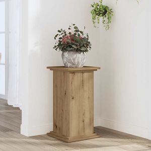 vidaXL Suporte plantas 33x33x60 cm deriv. madeira carvalho artisiano