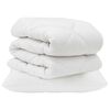 vidaXL Conjunto de Edredom com travesseiro 2 unid. Branco Microfibra