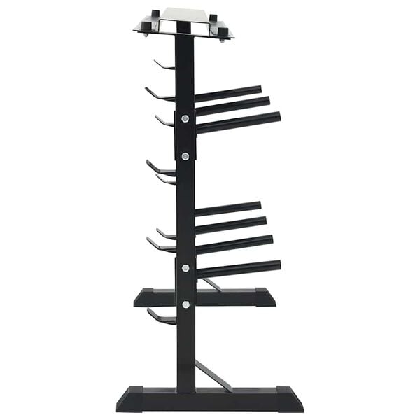 vidaXL Suporte para Halteres Preto 99 x 45 x 95,5 cm