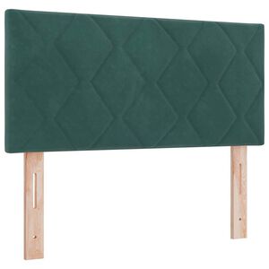 vidaXL Cabeceira com cabeceira Verde-escuro 90 cm Veludo