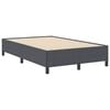 vidaXL Cama Box Cinza Escuro 120 x 200 cm Veludo