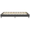 vidaXL Cama boxspring 180x200 cm tecido cinzento