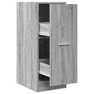vidaXL M&oacute;vel botic&aacute;rio 30x41x77,5 cm derivados madeira cinzento sonoma