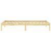 vidaXL Estrutura de cama 100x200 cm pinho maci&ccedil;o