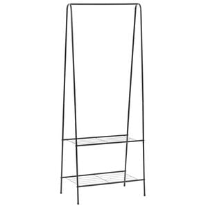 vidaXL Suporte para roupas 59x35x150 cm preto