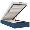 vidaXL Estrutura de cama otomana sem colch&atilde;o 80x200 cm azul