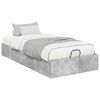 vidaXL Estrutura de Cama Ottoman Cinzento Concreto 100 x 200 cm