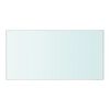 vidaXL Prateleiras 2 pcs 40x20 cm vidro transparente