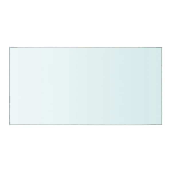 vidaXL Prateleiras 2 pcs 40x20 cm vidro transparente