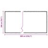 vidaXL Cobertura Vegetal com Ilh&oacute;s 2x6 m Polietileno