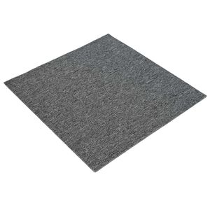 vidaXL Azulejo de Carpete Cinza M&eacute;dio 50 x 50 cm 36 unid. PP e Betume