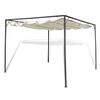 vidaXL Gazebo para jardim com toldo retr&aacute;til