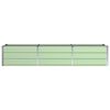vidaXL Floreira Verde 240 x 80 x 45 cm A&ccedil;o