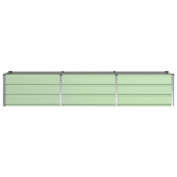 vidaXL Floreira Verde 240 x 80 x 45 cm A&ccedil;o