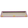 vidaXL Tapetes de escada 15 pe&ccedil;as 65x21x4 cm roxo com borda retangular