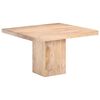 vidaXL Mesa de jantar 120x120x77 cm madeira de mangueira maci&ccedil;a
