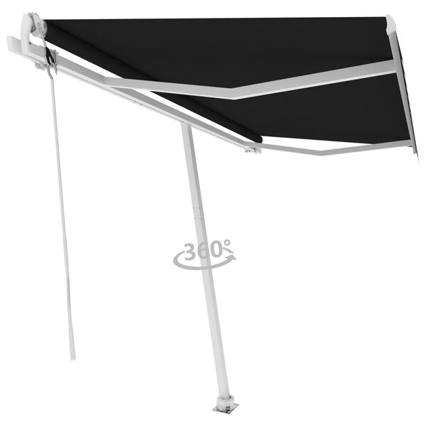 vidaXL Toldo automático independente 400x300 cm antracite