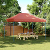 vidaXL Tenda para festas pop-up dobr&aacute;vel 440x292x315 cm terracotta