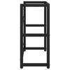 vidaXL Estrutura p/ lavat&oacute;rio casa de banho ferro 79x38x83 cm preto