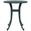 vidaXL Mesa de jardim &Oslash;48x53 cm alum&iacute;nio fundido verde