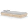 vidaXL Estrutura de cama solteiro 90x190 cm madeira maci&ccedil;a