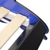 vidaXL Cama carro de corrida LED para crian&ccedil;as 90x200 cm azul