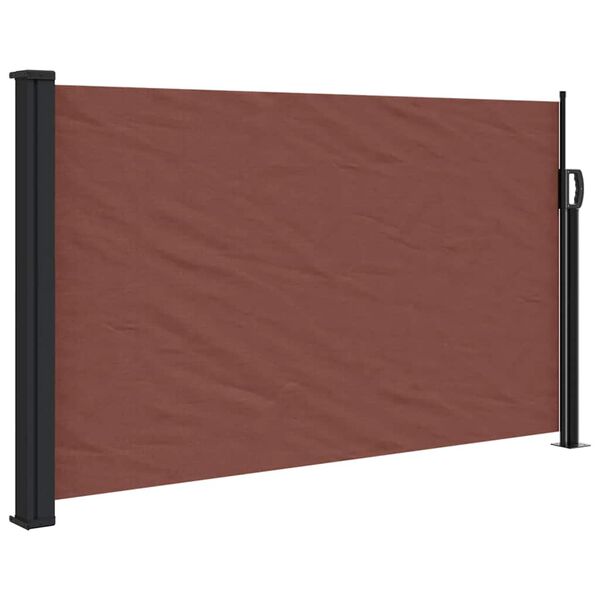 vidaXL Toldo lateral retr&aacute;til 120x600 cm castanho