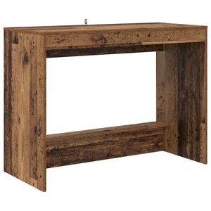 vidaXL Mesa de Cama Madeira antiga Derivados de Madeira