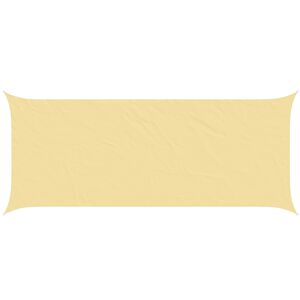 vidaXL Vela de sombra solar Areia 6 x 2,5 m 100% Poli&eacute;ster Oxford