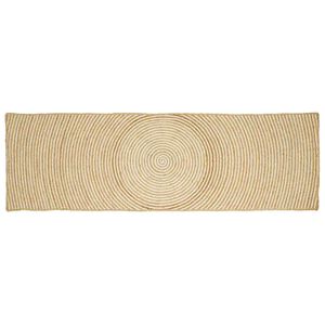 vidaXL Tapete de &Aacute;rea Branco 60 x 250 cm Juta