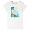 T-shirt infantil cor cru 104