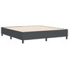 vidaXL Estrado de cama plataforma Cinza Escuro 180 x 200 cm tecido