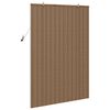 vidaXL Estores de rolo com cortinas Manual Castanho 100 x 160 cm Bambu