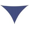 vidaXL Para-sol estilo vela tecido oxford triangular 3x4x5 m azul