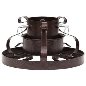 vidaXL Suporte para &aacute;rvore de Natal 29x29x15,5 cm cobre antigo