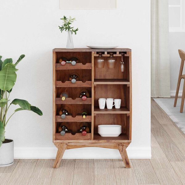 vidaXL Prateleira Castanho 60 x 30 x 90 cm Madeira Refor&ccedil;ada S&oacute;lida